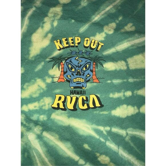 RVCA Keep Out Hawaiian Bleached Tee - Picture 4 of 5